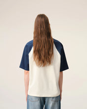 Charger l'image dans la galerie, AMI Femme T-shirt Ami de Coeur en Crochet Blanc Creme Encre