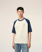 Charger l'image dans la galerie, AMI T-shirt Ami de Coeur en Crochet Blanc Creme Encre