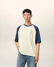 Charger l'image dans la galerie, AMI T-shirt Ami de Coeur en Crochet Blanc Creme Encre