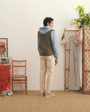 Charger l&#39;image dans la galerie, Maison Labiche Pantalon Arcade en Twill Oatmeal Beige
