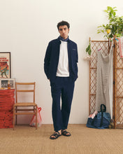 Charger l'image dans la galerie, Maison Labiche Chemise Bonne Graine Seersucker Indigo Blue