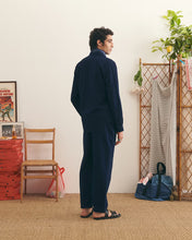 Charger l'image dans la galerie, Maison Labiche Chemise Bonne Graine Seersucker Indigo Blue