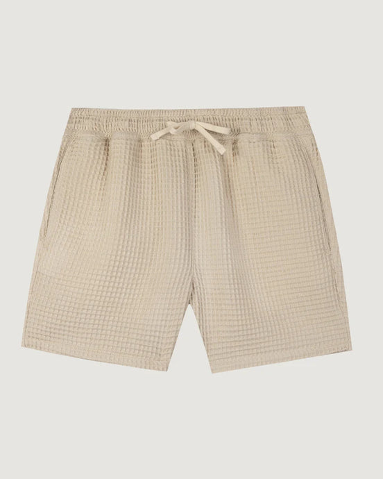 Maison Labiche Short Hérelle Gaufré Sandstone