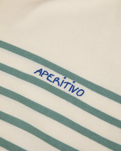 Maison Labiche T-Shirt Marinière Aperitivo Ivory