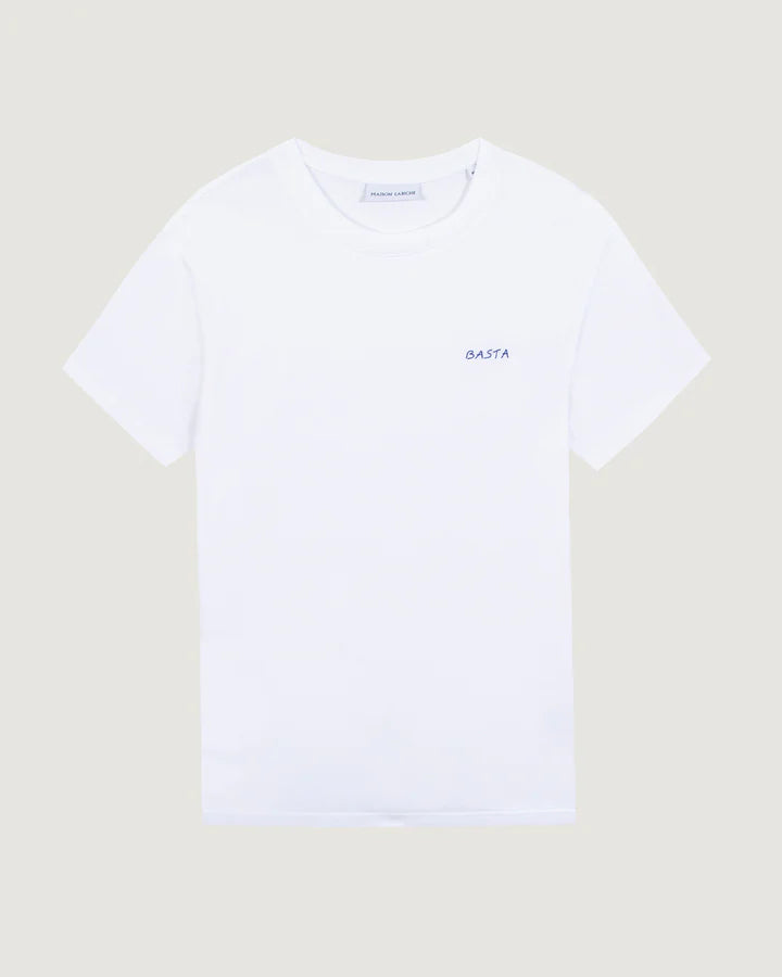 Maison Labiche T-Shirt Popincourt Basta White
