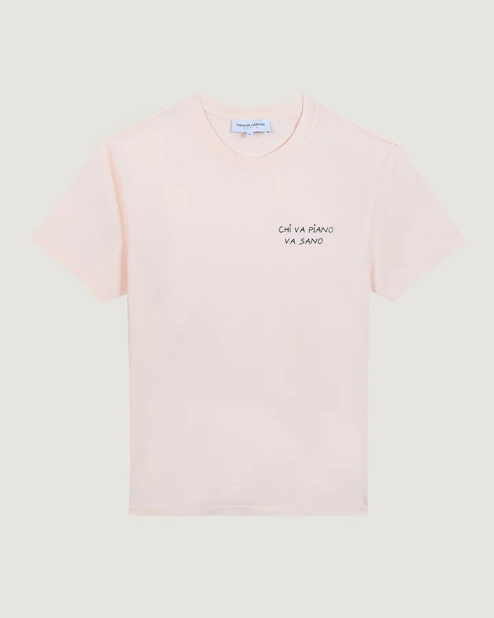 Maison Labiche T-Shirt Popincourt Piano English Pink