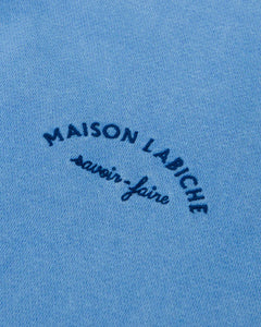 Maison Labiche Hoodie Réamur Manufacture Blue Washed