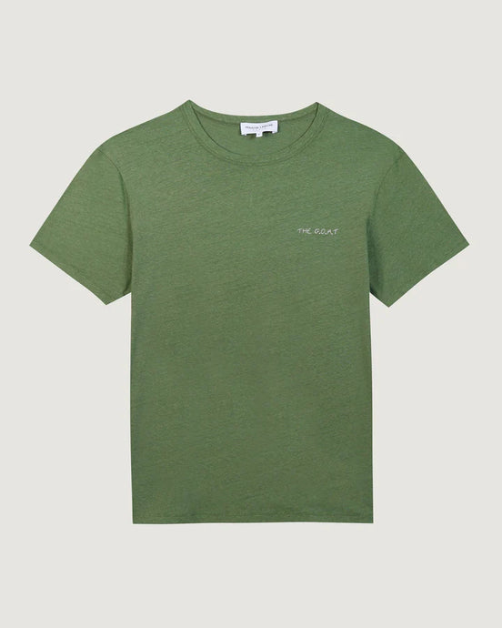 Maison Labiche T-Shirt Villiers The Goat Olive Green