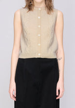 Charger l&#39;image dans la galerie, A.P.C. Gilet Alyson en Laine Ecru