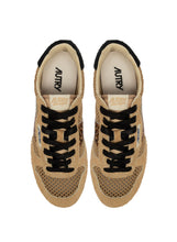 Charger l&#39;image dans la galerie, Autry Sneakers Windspin Knit Suede Trench Leo KP01