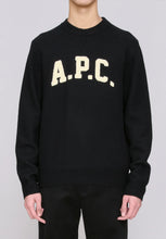 Charger l&#39;image dans la galerie, A.P.C. Pull Jay en Laine Noir