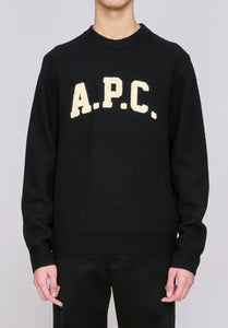 A.P.C. Pull Jay en Laine Noir