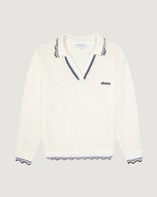 Charger l&#39;image dans la galerie, Maison Labiche Pull Fournière en Crochet Ivory