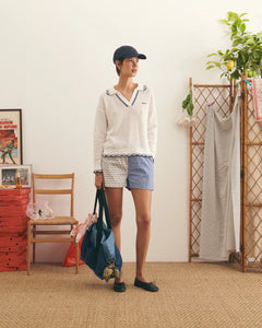 Maison Labiche Pull Fournière en Crochet Ivory
