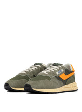 Charger l'image dans la galerie, Autry Sneakers Reelwind Low Nylon Green Orange 3T08
