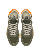 Charger l'image dans la galerie, Autry Sneakers Reelwind Low Nylon Green Orange 3T08
