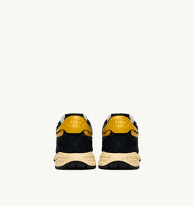 Autry Sneakers Reelwind Low Nylon Black Yellow UT21
