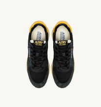 Charger l&#39;image dans la galerie, Autry Sneakers Reelwind Low Nylon Black Yellow UT21