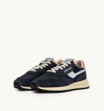 Charger l&#39;image dans la galerie, Autry Sneakers Reelwind Low Nylon Leather Space Silver MU02