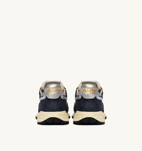 Autry Sneakers Reelwind Low Nylon Leather Space Silver MU02