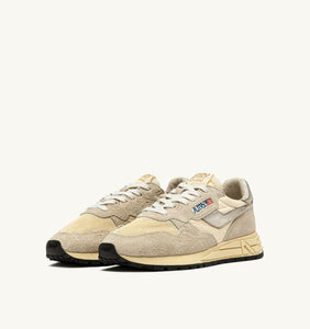 Autry Sneakers Reelwind Low Nylon Ecru Platine UT24