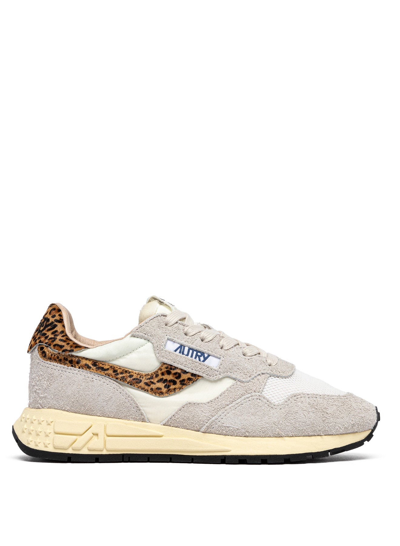 Autry Sneakers Reelwind Low Nylon Pony White Leo EP01
