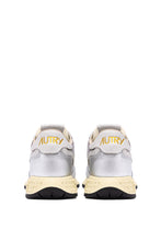 Charger l&#39;image dans la galerie, Autry Sneakers Reelwind Low Leather Nylon White Silver LY02