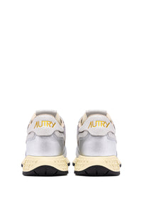 Autry Sneakers Reelwind Low Leather Nylon White Silver LY02