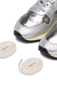 Autry Sneakers Reelwind Low Leather Nylon White Silver LY02