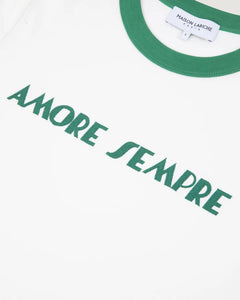 Maison Labiche T-Shirt Montherlant Off White Aras Green