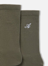 Charger l&#39;image dans la galerie, Axel Arigato Chaussettes Signature Stone Brown