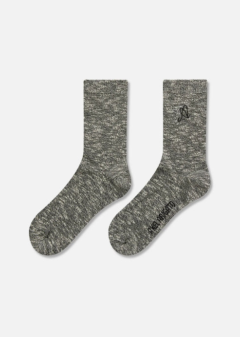 Axel Arigato Chaussettes Melange Salt Pepper