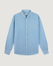 Charger l'image dans la galerie, Maison Labiche Chemise Carnot en Lin Stripes Blue