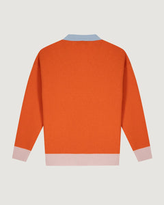 Maison Labiche Cardigan Glizières en Laine Flamingo