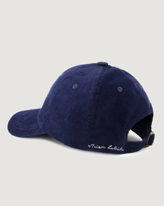 Maison Labiche Casquette Beaumont Velvet Midnight Blue
