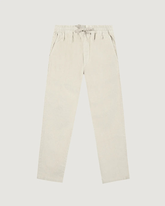 Maison Labiche Pantalon Arcade en Velours Off White