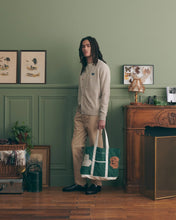 Charger l&#39;image dans la galerie, Maison Labiche Cardigan en Laine Patch Coeur Cement