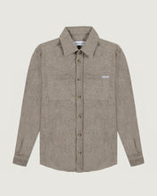 Charger l'image dans la galerie, Maison Labiche Surchemise Monge en Flanelle de Laine Cement