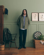 Charger l&#39;image dans la galerie, Maison Labiche Surchemise Monge en Flanelle de Laine Oak Green