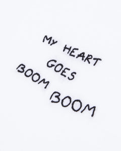 Maison Labiche T-Shirt My Heart Boum White