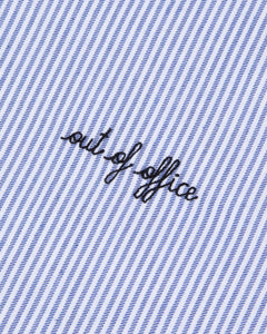 Maison Labiche Chemise Rennes Out Of Office Blue Stripes