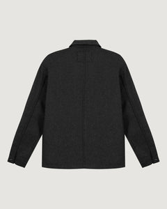 Maison Labiche Veste Sebasto en Laine Dark Heather Grey