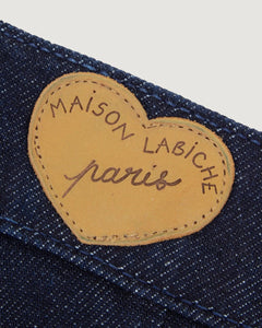 Maison Labiche Pantalon Bua en Denim Raw blue
