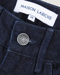 Maison Labiche Pantalon Bua en Denim Raw blue
