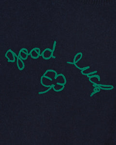 Maison Labiche Pull Buzelin en Cachemire Midnight Blue