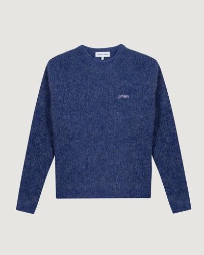 Maison Labiche Pull Cerisoles en Laine Peony Blue