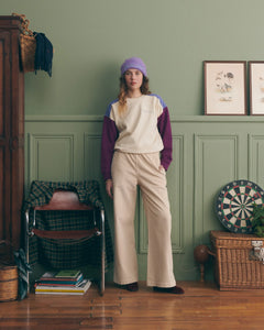 Maison Labiche Sweatshirt Ledru Wine Cream
