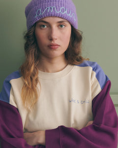 Maison Labiche Sweatshirt Ledru Wine Cream