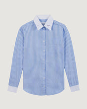 Charger l&#39;image dans la galerie, Maison Labiche Chemise Loutil en Popeline Stripes Blue