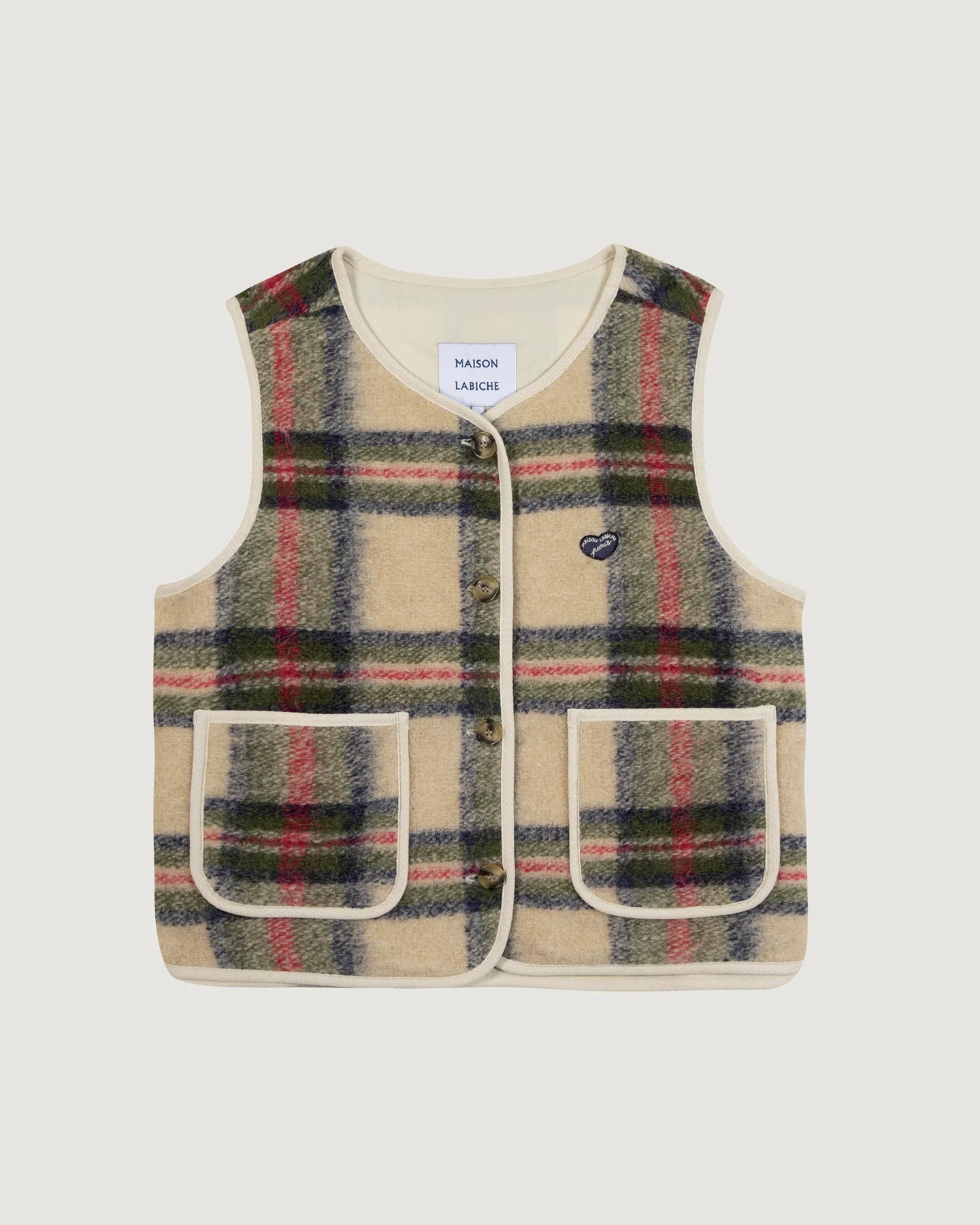 Maison Labiche Veston Valhubert en Laine Beige